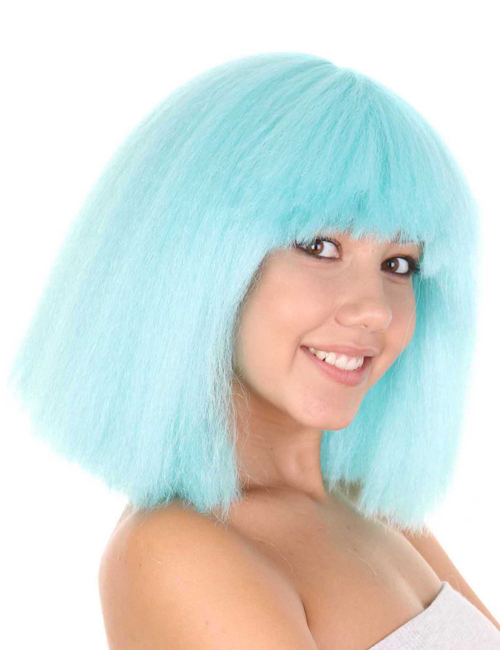 Wigs2you ハロウィンパーティープレミアムレディース H-1500 美しいルックを手に入れよう！ポップスターブルーレイクウィッグ
