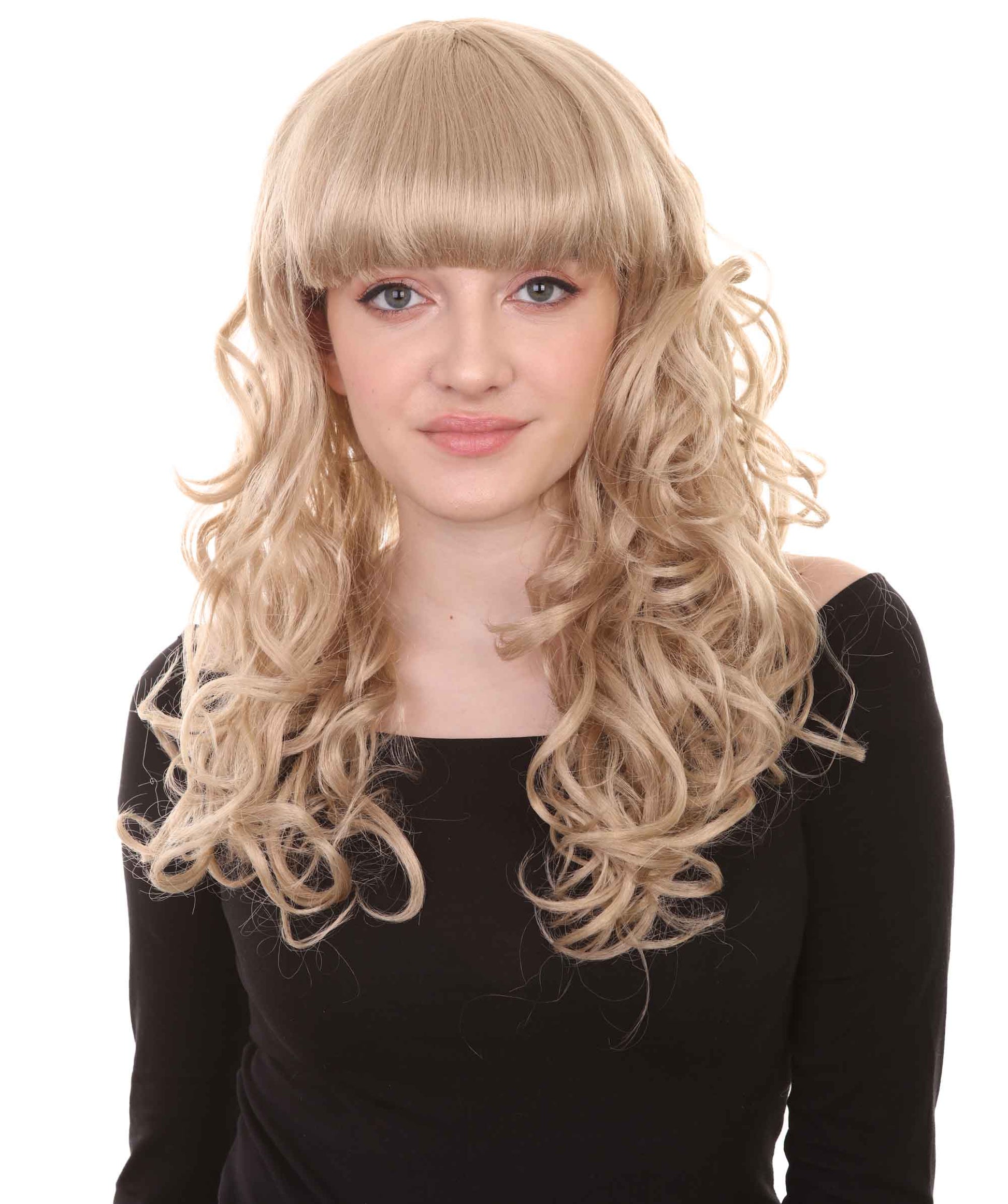 Wigs2you ハロウィン パーティー プレミアム H-834 バットマン 女性ジョーカー ウィッグ ダークブロンド カラー