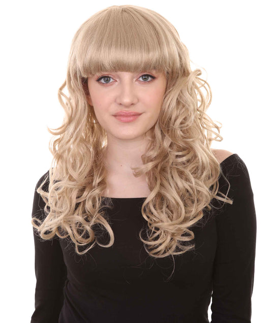 Wigs2you ハロウィン パーティー プレミアム H-834 バットマン 女性ジョーカー ウィッグ ダークブロンド カラー