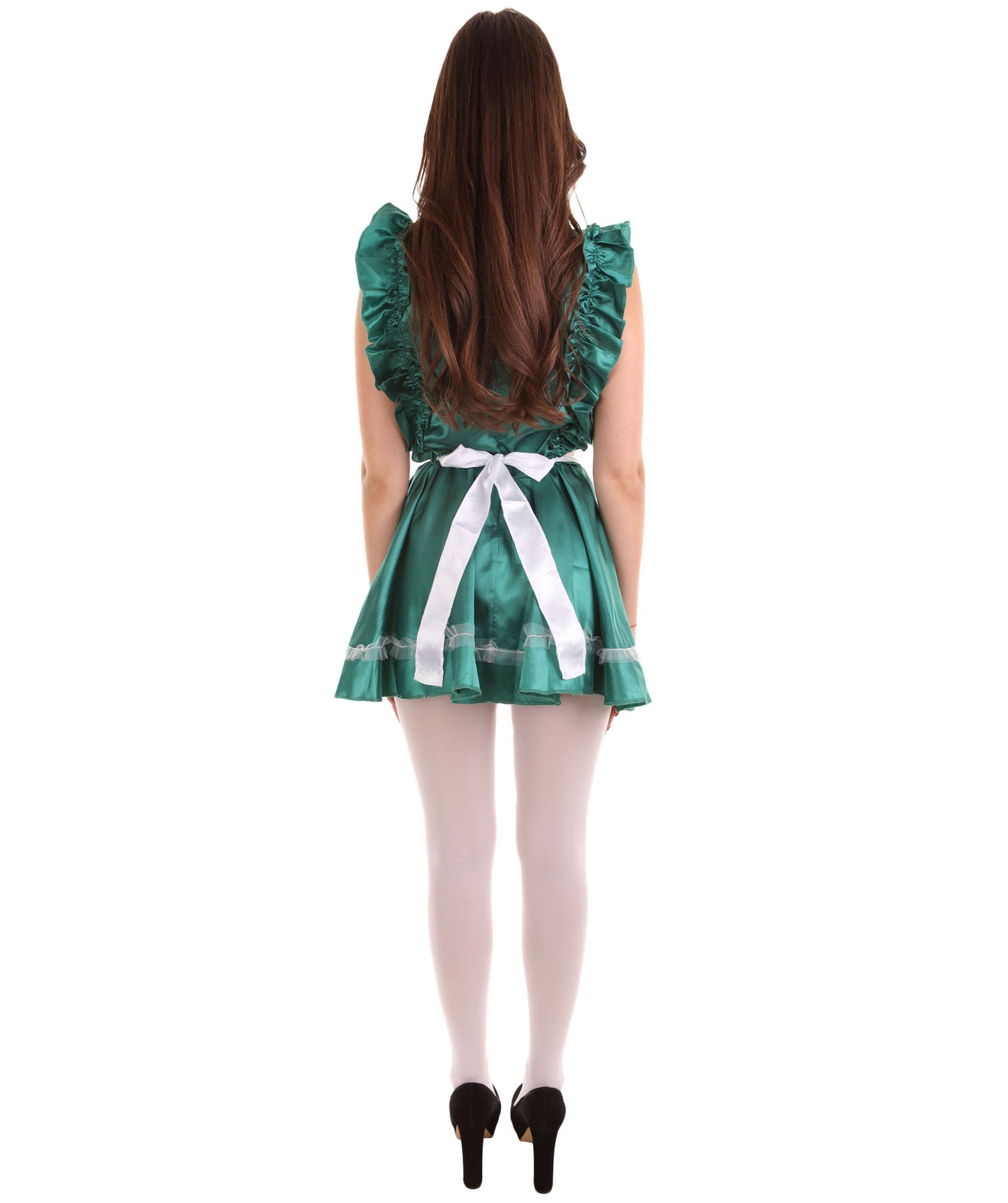 大人用女性の JCO-327_9 ソワリーフレンチメイド制服 コスチューム ダークグリーン コスプレコスチューム
