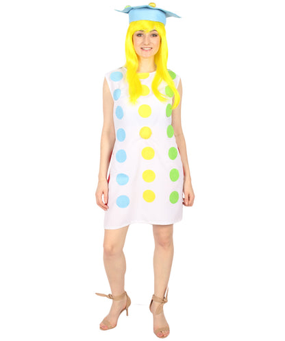 女性 JCO-453 の3Dカラフルボールコスチューム マルチカラーコスプレコスチューム