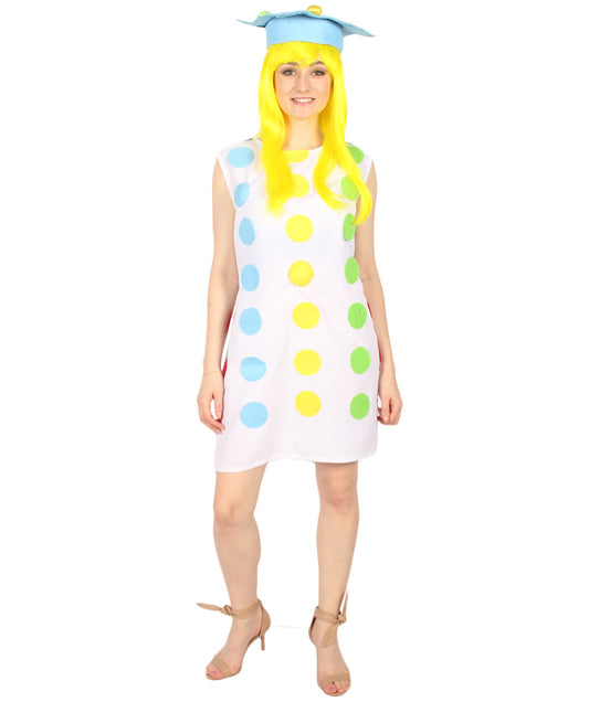 女性 JCO-453 の3Dカラフルボールコスチューム マルチカラーコスプレコスチューム