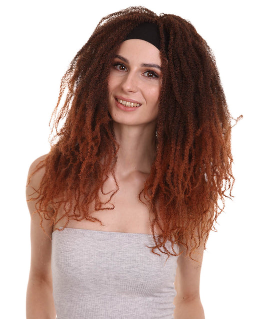 Wigs2youハロウィンパーティープレミアムレディースH-1963 美しい見た目のデラックスドレッドロックヘッドバンド付きウィッグ