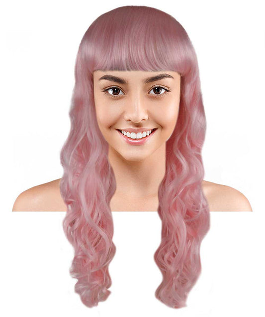 Wigs2you ハロウィン パーティー プレミアム H-825 バットマン 女性ジョーカー ウィッグ ソフトピンク色