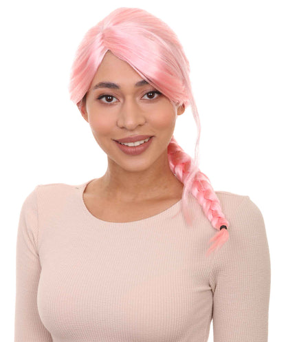 Wigs2you ハロウィン パーティー プレミアム レディース H-1173 とても快適な Lt ピンク編み込みウィッグ