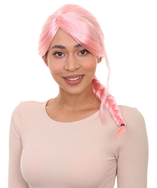 Wigs2you ハロウィン パーティー プレミアム レディース H-1173 とても快適な Lt ピンク編み込みウィッグ
