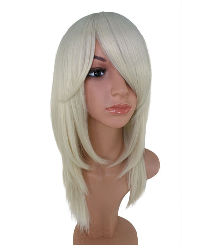 レディースファッション C-071 ロングストレート C-ワインレッド コスプレヒートスタイラブルウィッグ