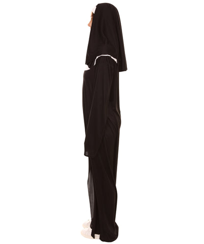 修道 服コスチューム ブラック ハロウィンコスチューム JCO-395
