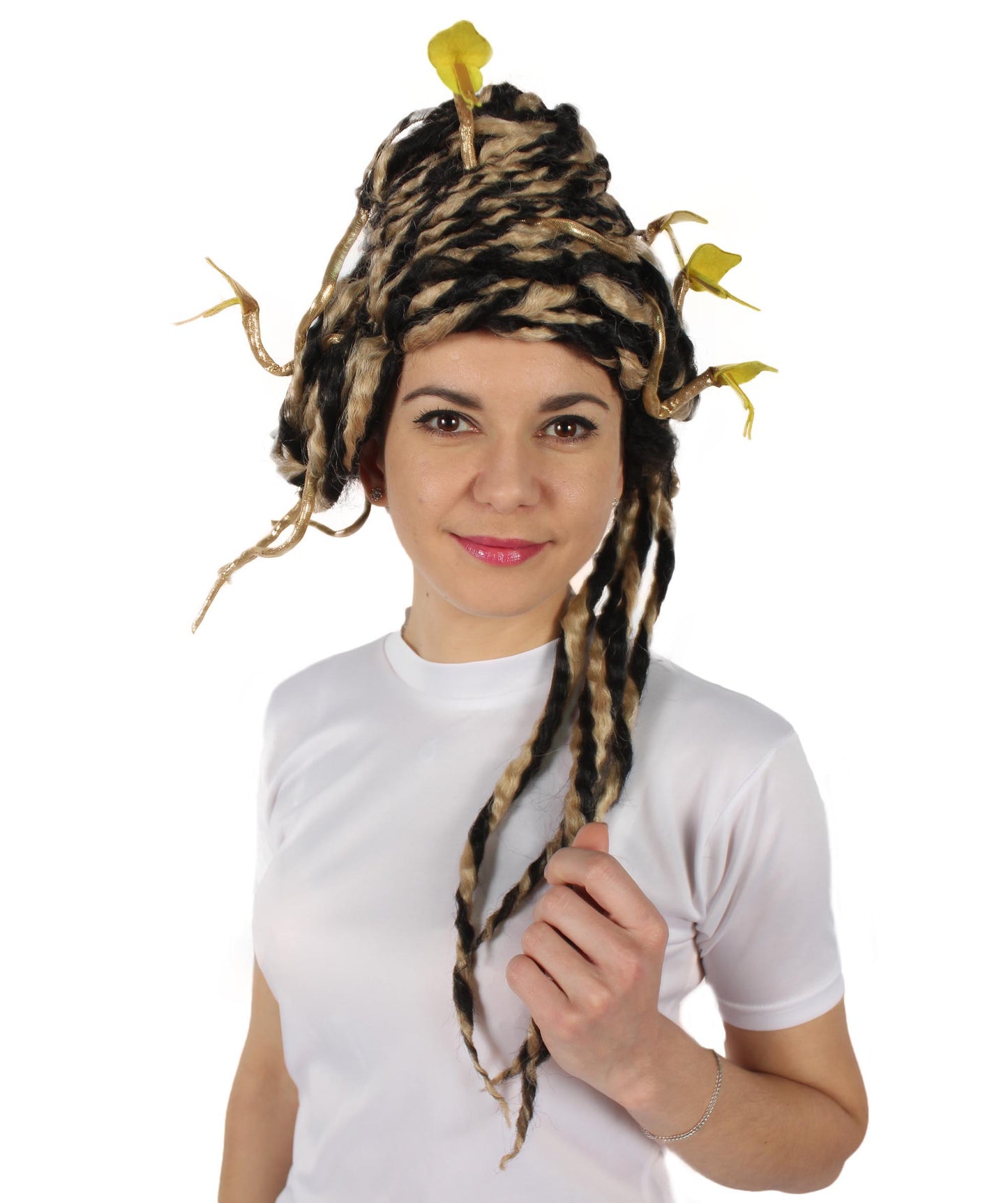 Wigs2you H-5663 大人用 ユニセックス ギリシャ神話 モダン メデューサ ヘビ ウィッグ