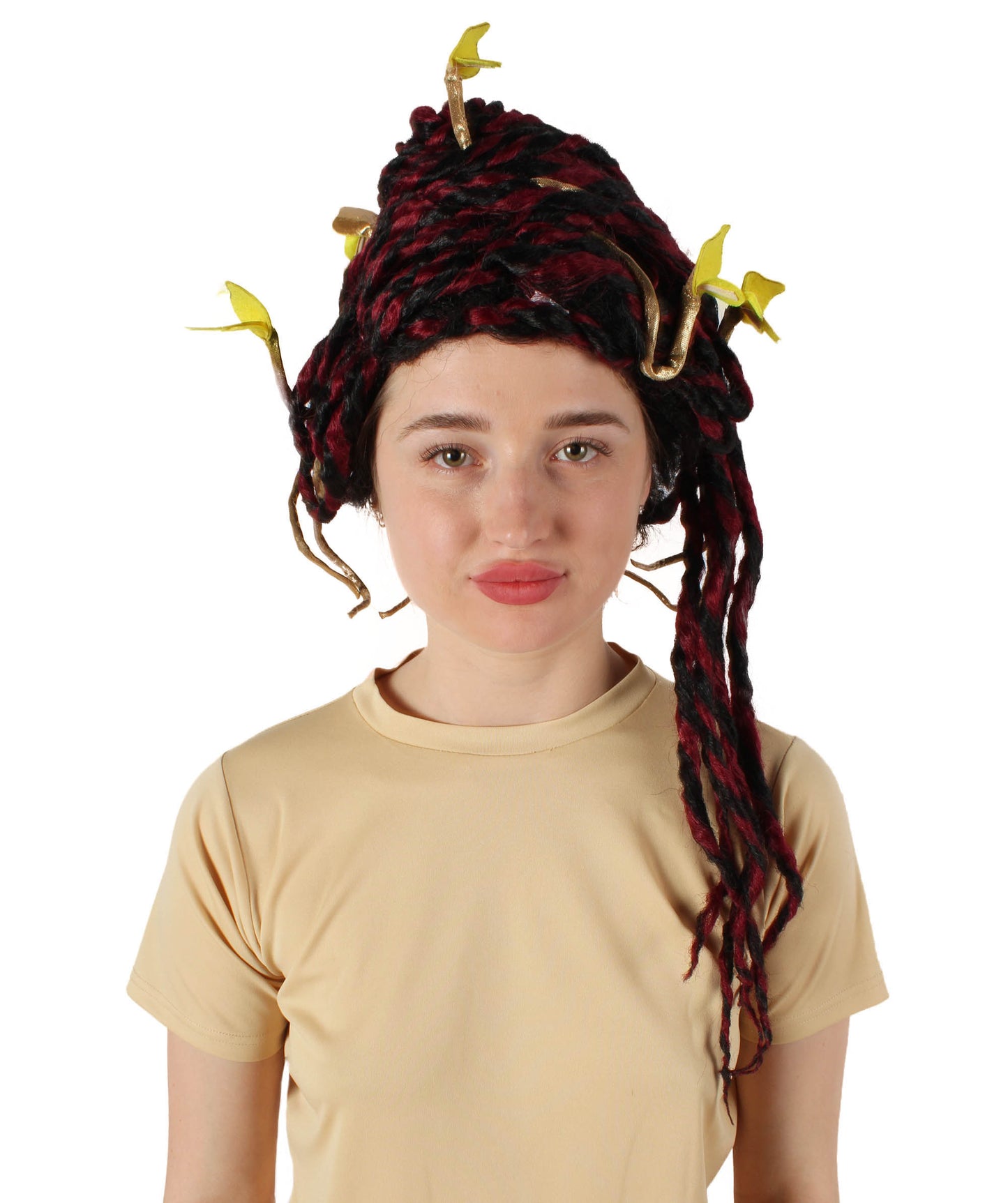 Wigs2you H-5663 大人用 ユニセックス ギリシャ神話 モダン メデューサ ヘビ ウィッグ