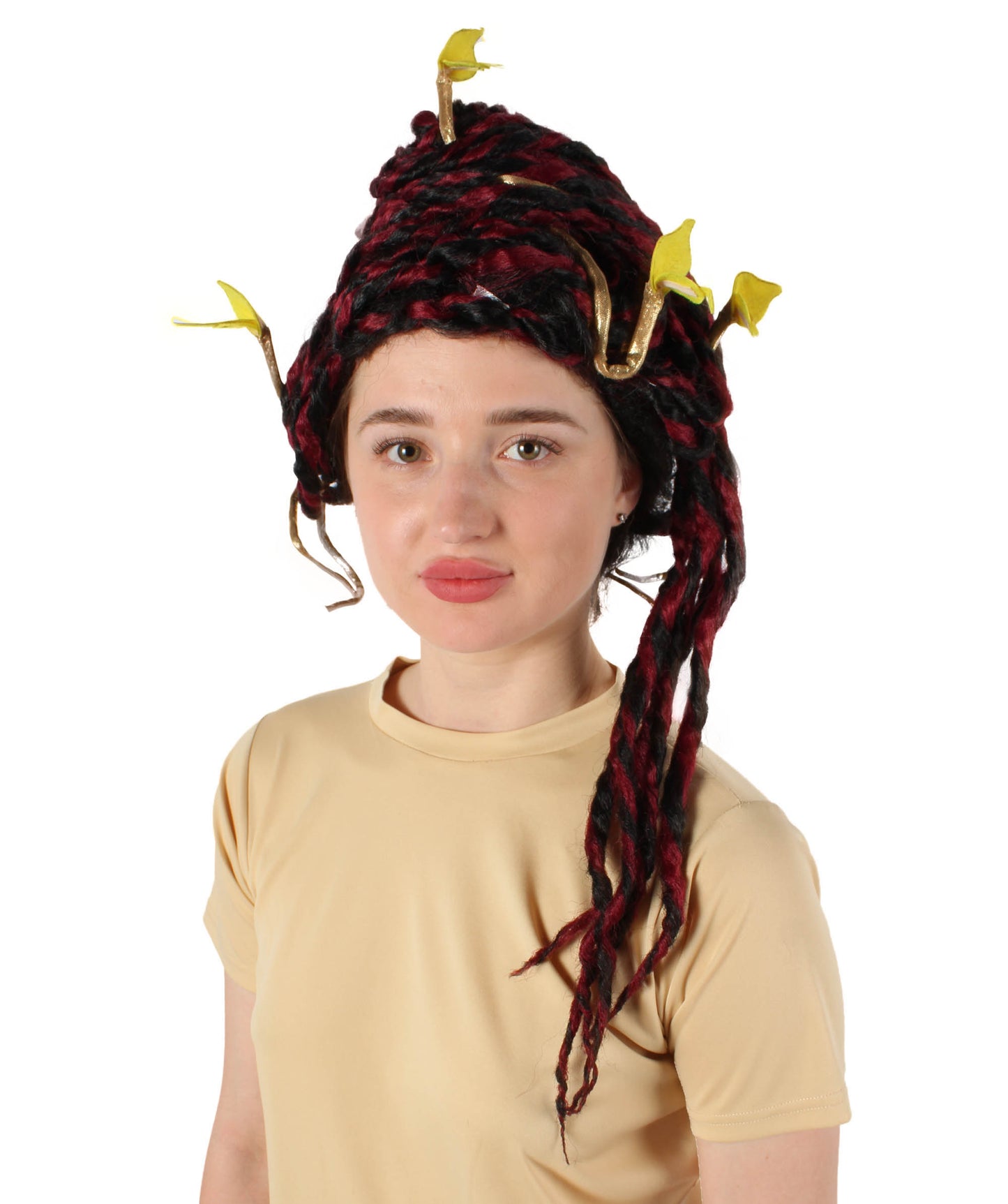 Wigs2you H-5663 大人用 ユニセックス ギリシャ神話 モダン メデューサ ヘビ ウィッグ