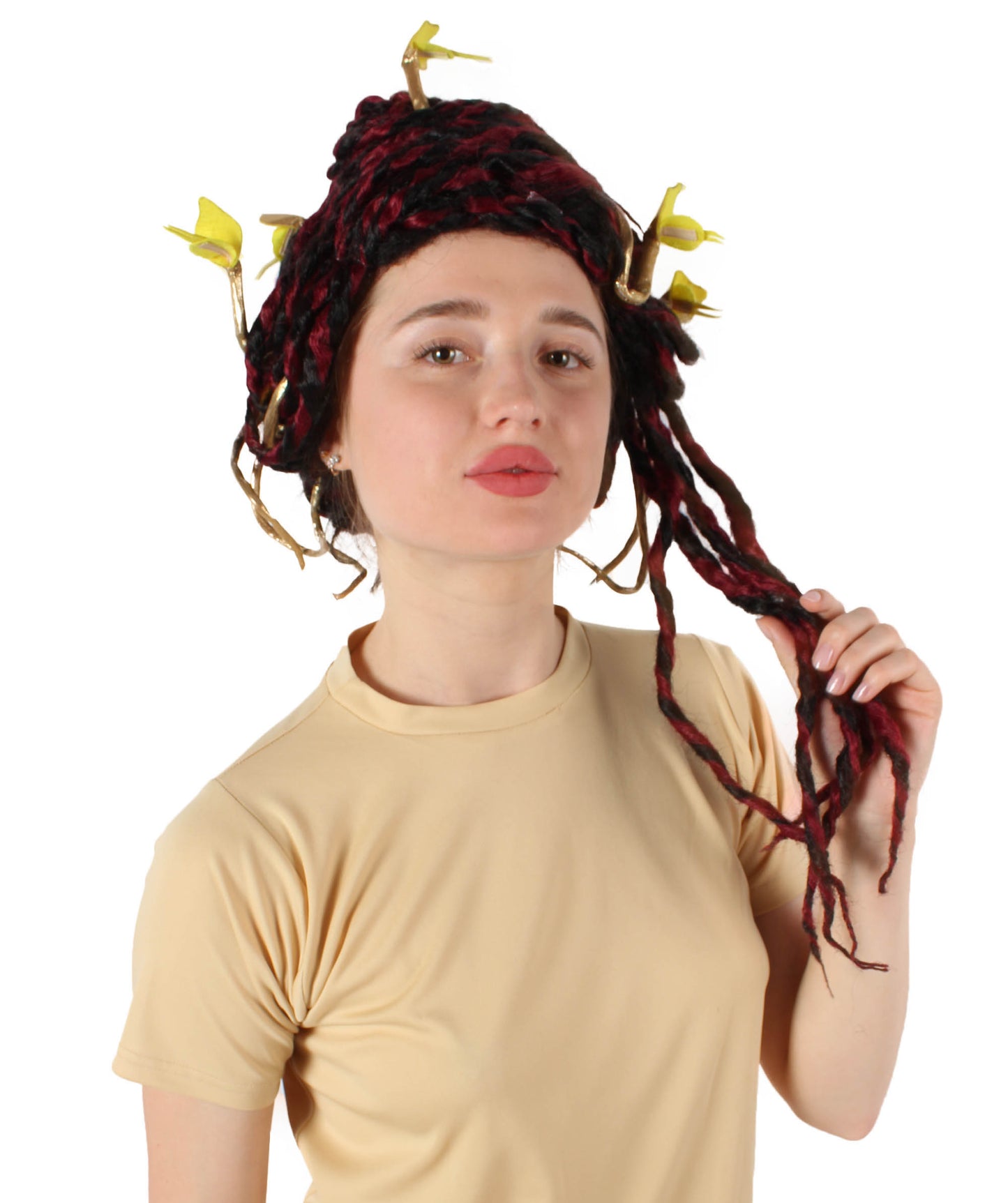 Wigs2you H-5663 大人用 ユニセックス ギリシャ神話 モダン メデューサ ヘビ ウィッグ