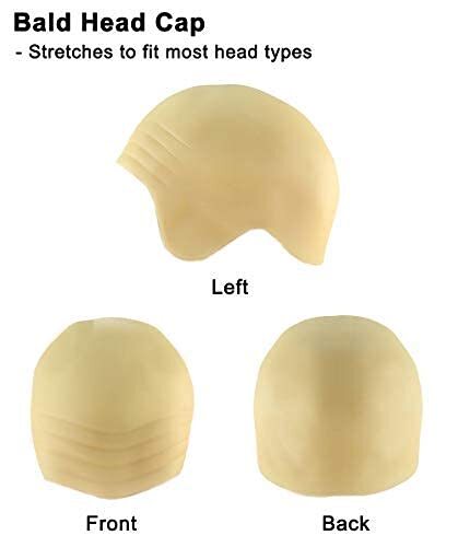 Wigs2you H-6994 口ひげとあごひげ付き大人用漫画キャラクターウィッグ、コメディ風ヘアピースセット