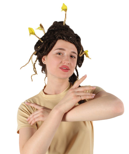 Wigs2you H-5663 大人用 ユニセックス ギリシャ神話 モダン メデューサ ヘビ ウィッグ