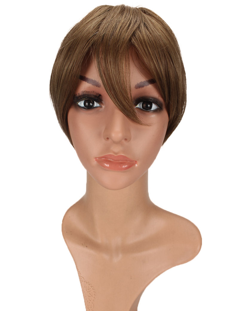 Wigs2you コスプレウィッグ ブルーロック 潔世一 糸師凛 機動戦士ガンダムSEED キラ・ヤマト風 茶髪 日本製高級ファイバー使用 C-056 フルウィッグ 耐熱 コスプレ ハロウィン 男装 メンズ 簡単 小顔 最高級 ナチュラル かつら Wig コスプレウィッグ