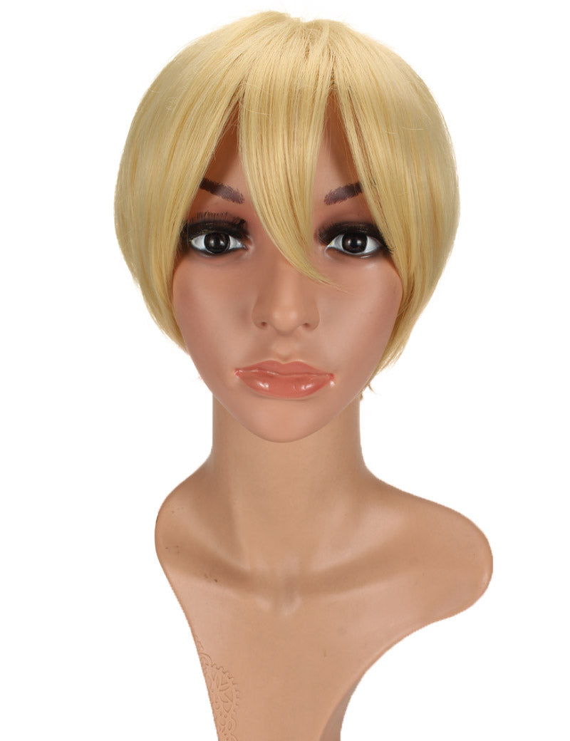 Wigs2you コスプレウィッグ ブルーロック 潔世一 糸師凛 機動戦士ガンダムSEED キラ・ヤマト風 茶髪 日本製高級ファイバー使用 C-056 フルウィッグ 耐熱 コスプレ ハロウィン 男装 メンズ 簡単 小顔 最高級 ナチュラル かつら Wig コスプレウィッグ