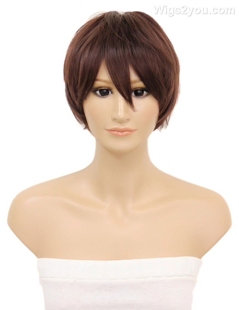 Wigs2you コスプレウィッグ ブルーロック 潔世一 糸師凛 機動戦士ガンダムSEED キラ・ヤマト風 茶髪 日本製高級ファイバー使用 C-056 フルウィッグ 耐熱 コスプレ ハロウィン 男装 メンズ 簡単 小顔 最高級 ナチュラル かつら Wig コスプレウィッグ