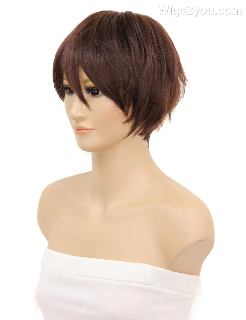 Wigs2you コスプレウィッグ ブルーロック 潔世一 糸師凛 機動戦士ガンダムSEED キラ・ヤマト風 茶髪 日本製高級ファイバー使用 C-056 フルウィッグ 耐熱 コスプレ ハロウィン 男装 メンズ 簡単 小顔 最高級 ナチュラル かつら Wig コスプレウィッグ