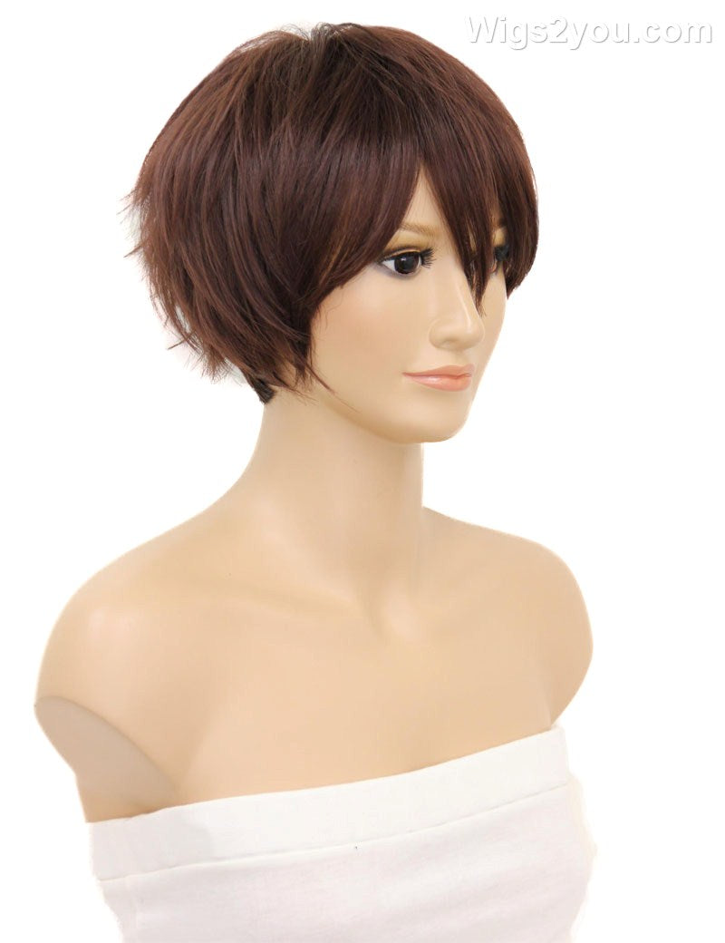 Wigs2you コスプレウィッグ ブルーロック 潔世一 糸師凛 機動戦士ガンダムSEED キラ・ヤマト風 茶髪 日本製高級ファイバー使用 C-056 フルウィッグ 耐熱 コスプレ ハロウィン 男装 メンズ 簡単 小顔 最高級 ナチュラル かつら Wig コスプレウィッグ