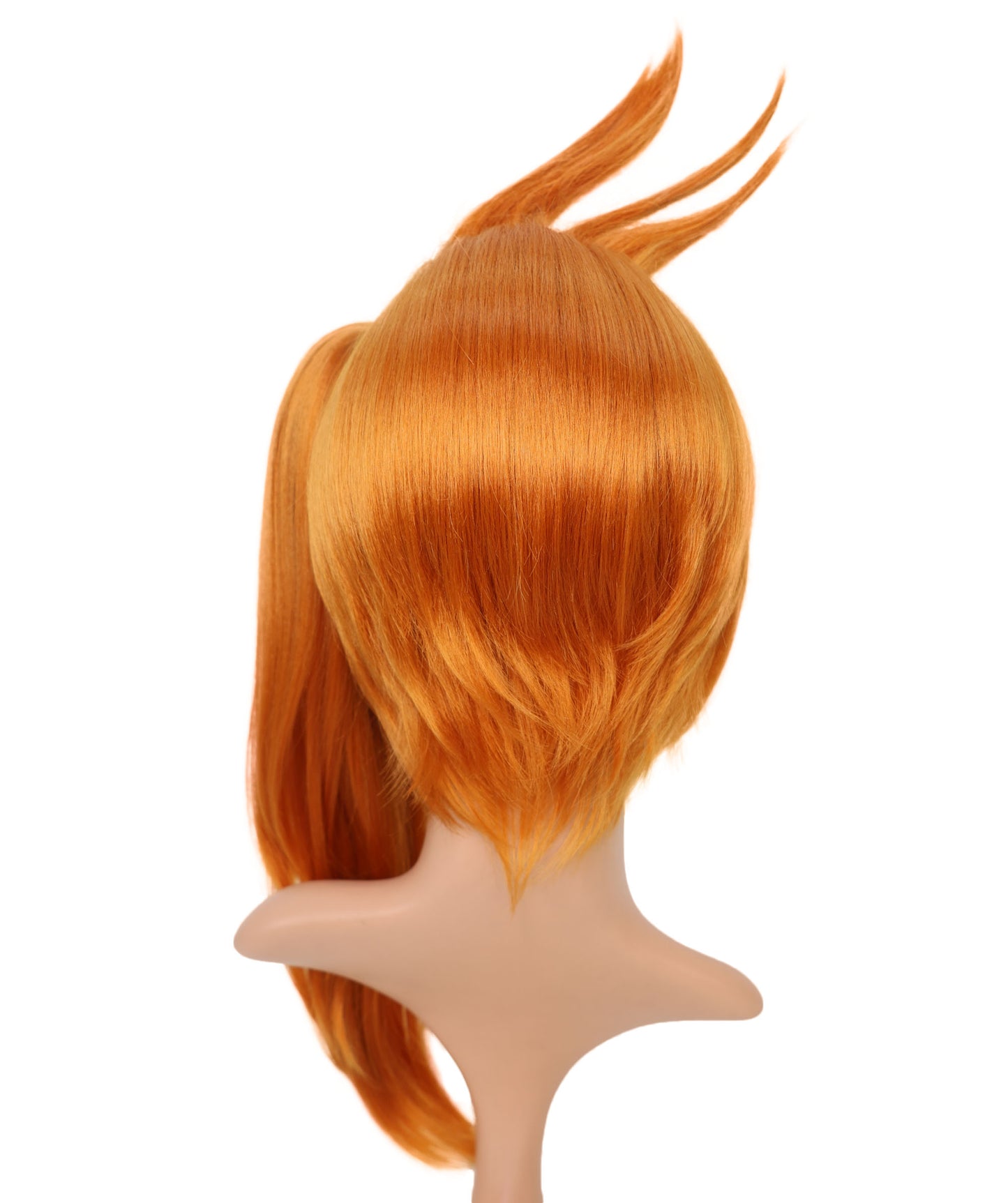 Wigs2you C-111 コスプレウィッグ アンバー ハイポニーテール スパイキーバングス | 女性用 12インチ ストレートヘア