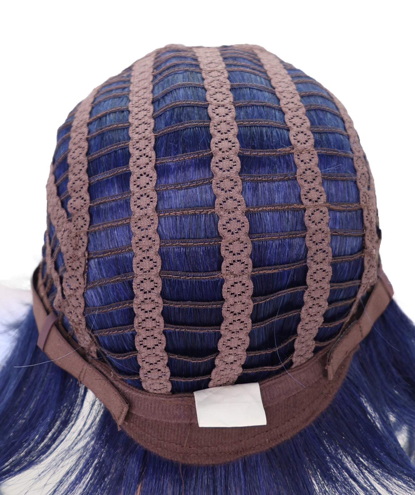 Wigs2you C-121 ダークブルーのショートウィッグ – 11インチの合成繊維レイヤーカット、サイドバング付き | 女性向けアニメルック | ハロウィンやコスプレに最適