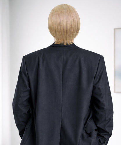 Wigs2you C-123 メンズショートブロンドウィッグ – 11インチ耐熱人工毛（コスプレ、ファッション、普段使いのスタイリングに最適）