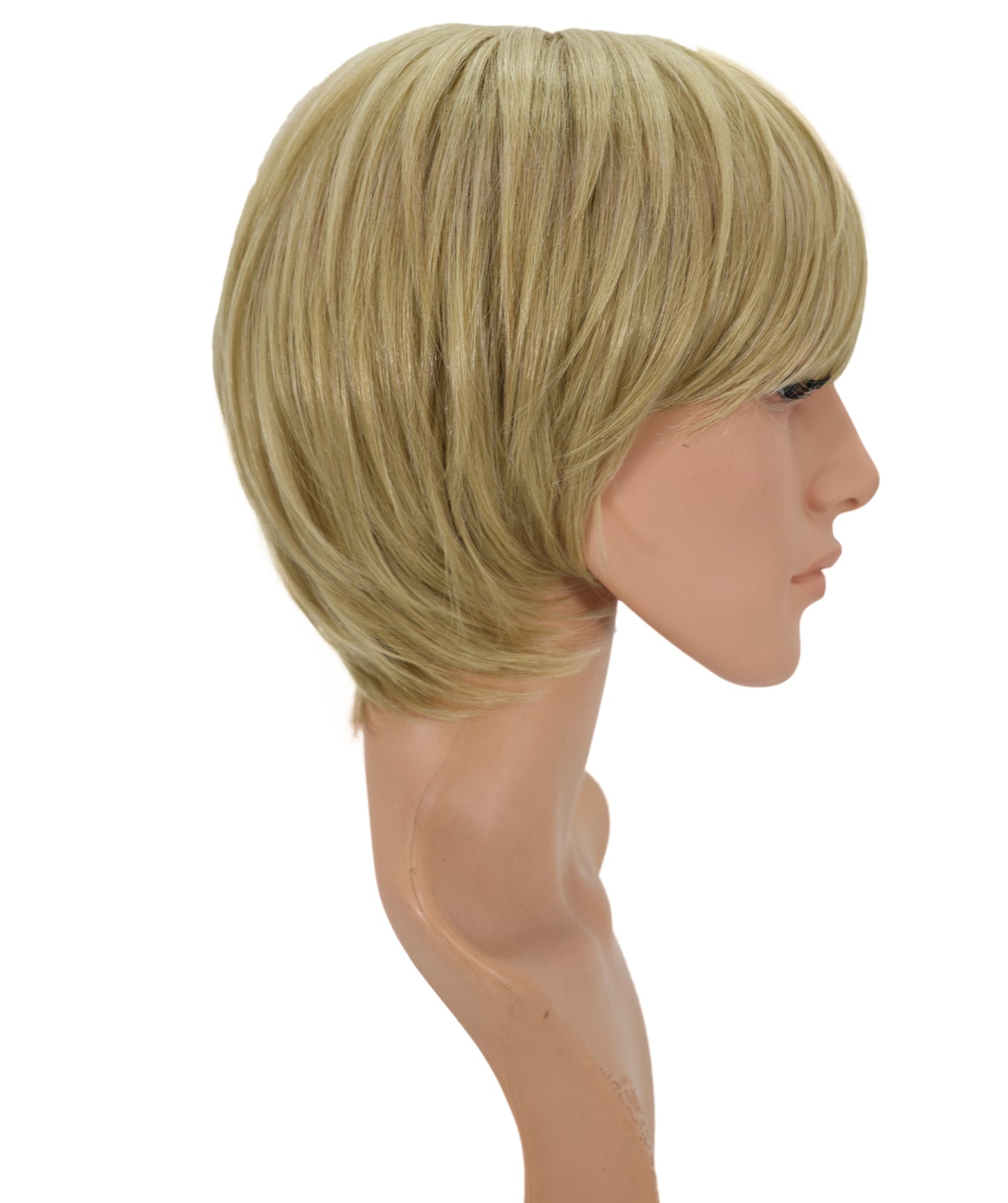Wigs2you C-124 男性用10インチブロンドショートウィッグ – コスプレや普段着に最適な耐熱人工毛