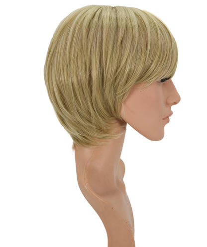 Wigs2you C-124 男性用10インチブロンドショートウィッグ – コスプレや普段着に最適な耐熱人工毛