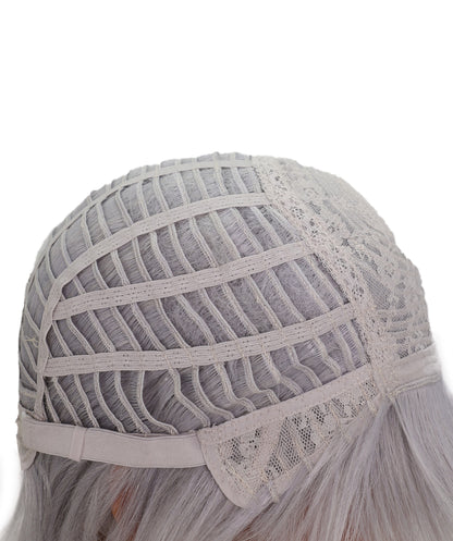 Wigs2you C-126 女性用シルバーショートコスプレウィッグ - 13インチ ライトグレー アニメキャラクター 合成ウィッグ ステージ＆コスチューム用