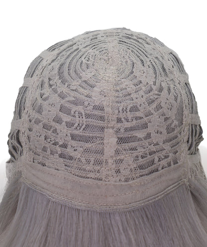 Wigs2you C-126 女性用シルバーショートコスプレウィッグ - 13インチ ライトグレー アニメキャラクター 合成ウィッグ ステージ＆コスチューム用