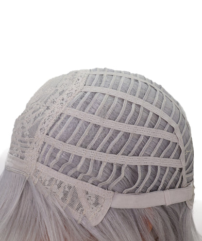 Wigs2you C-126 女性用シルバーショートコスプレウィッグ - 13インチ ライトグレー アニメキャラクター 合成ウィッグ ステージ＆コスチューム用