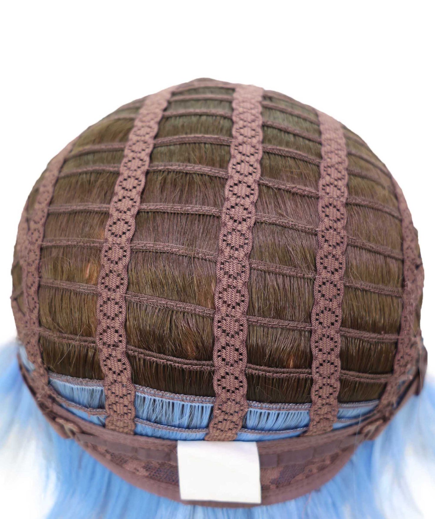 Wigs2you C-134 ブラウンブルーのショートウィッグ（男性用） – 9インチ耐熱合成繊維コスプレウィッグ（標準キャップ付き）