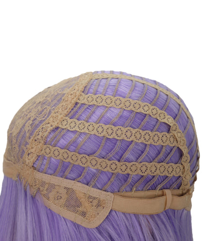 Wigs2you C-140 "女性用13インチショートレイヤードウィッグ　ライトパープル　難燃性合成繊維　調節可能なキャップレスフィット "