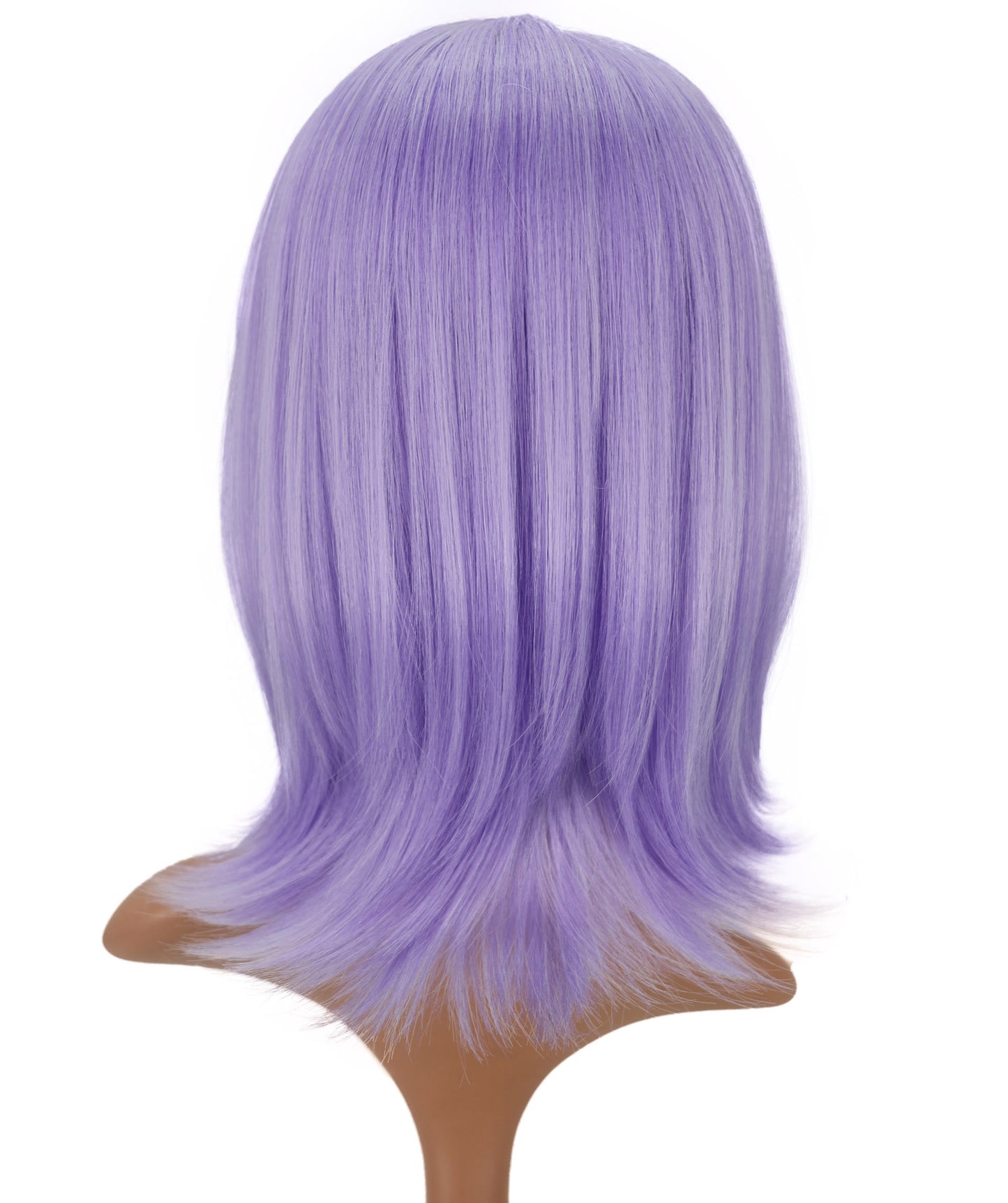 Wigs2you C-140 "女性用13インチショートレイヤードウィッグ　ライトパープル　難燃性合成繊維　調節可能なキャップレスフィット "