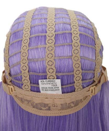 Wigs2you C-140 "女性用13インチショートレイヤードウィッグ　ライトパープル　難燃性合成繊維　調節可能なキャップレスフィット "
