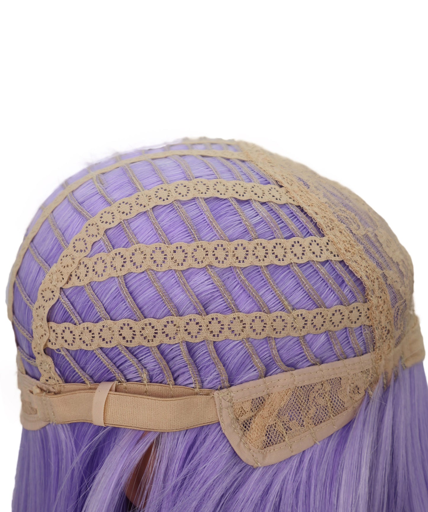 Wigs2you C-140 "女性用13インチショートレイヤードウィッグ　ライトパープル　難燃性合成繊維　調節可能なキャップレスフィット "