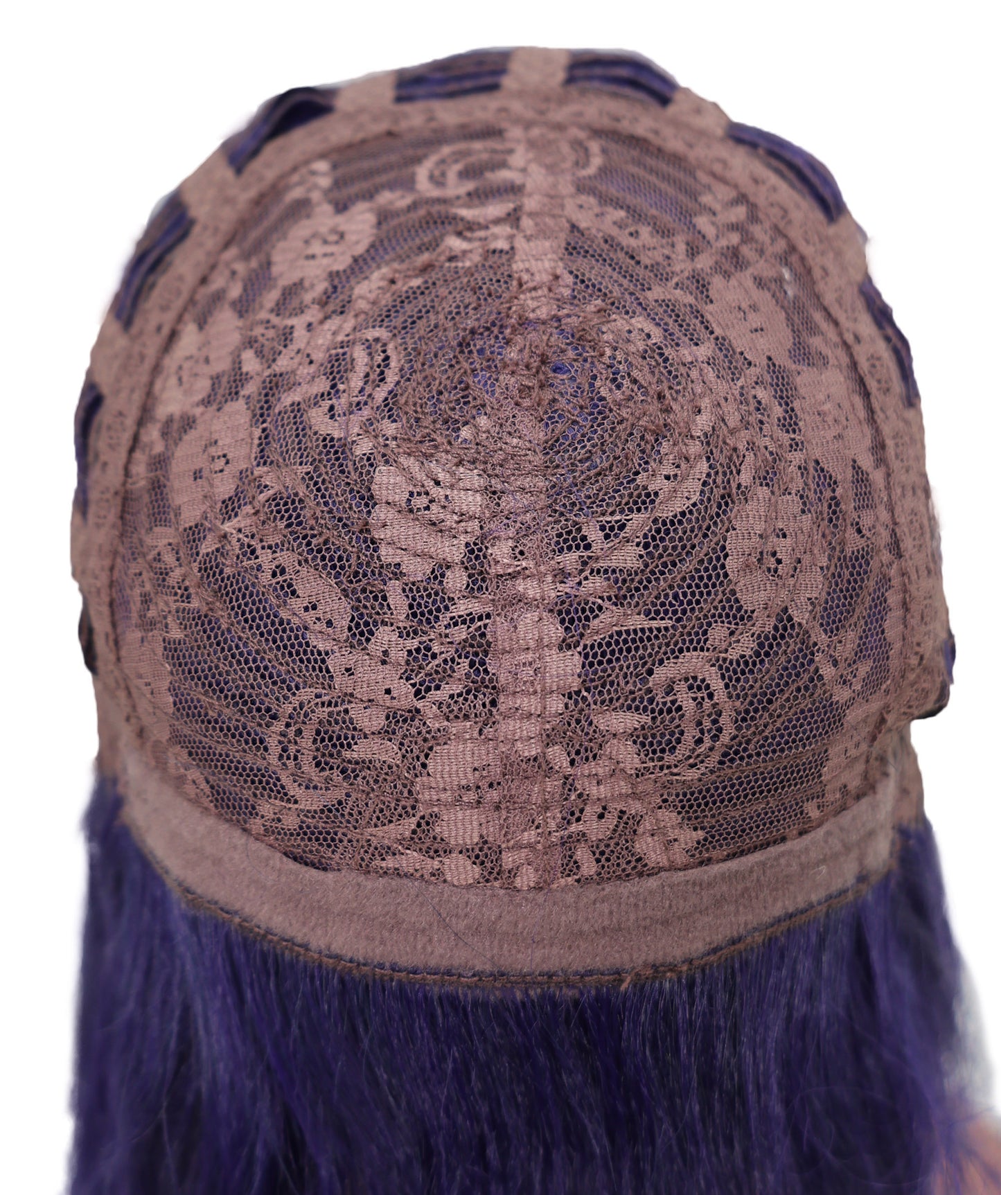 Wigs2you C-141 "女性用ロング39インチ編み込みウィッグ　ダークパープルミックス　難燃性合成繊維　調節可能なキャップレスフィット "