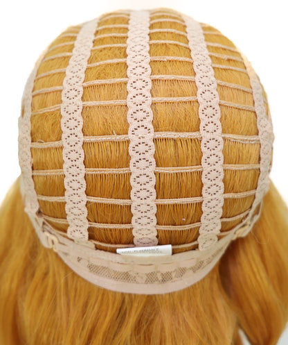 Wigs2you C-142 女性用ゴールデンロングブレイドウィッグ - 35インチ耐熱合成毛、コスプレ、アニメ、ファッションスタイルに最適