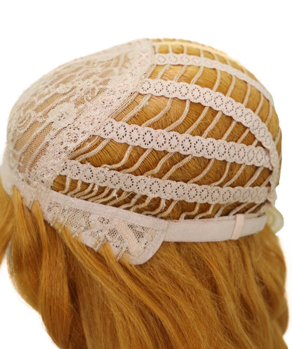 Wigs2you C-142 女性用ゴールデンロングブレイドウィッグ - 35インチ耐熱合成毛、コスプレ、アニメ、ファッションスタイルに最適