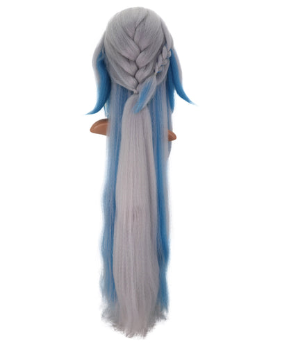 Wigs2you C-147 シルバーブルー 39インチ 耐熱ロングウィッグ – セリドラコスプレ＆ファンタジールック用合成毛