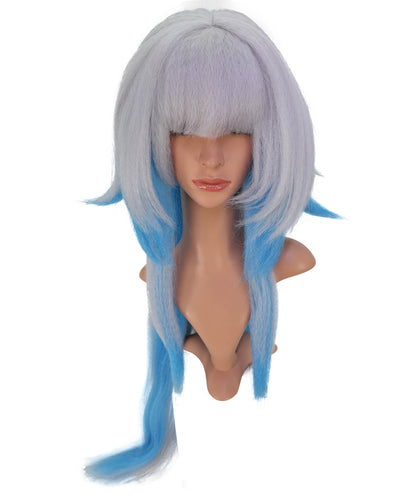 Wigs2you C-147 シルバーブルー 39インチ 耐熱ロングウィッグ – セリドラコスプレ＆ファンタジールック用合成毛