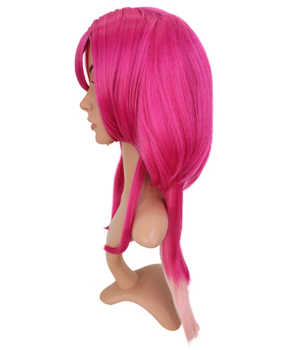Wigs2you C-148 ダークピンク 22インチ コスプレウィッグ – ルパコスプレやテーマ別ルックスに最適な耐熱合成毛