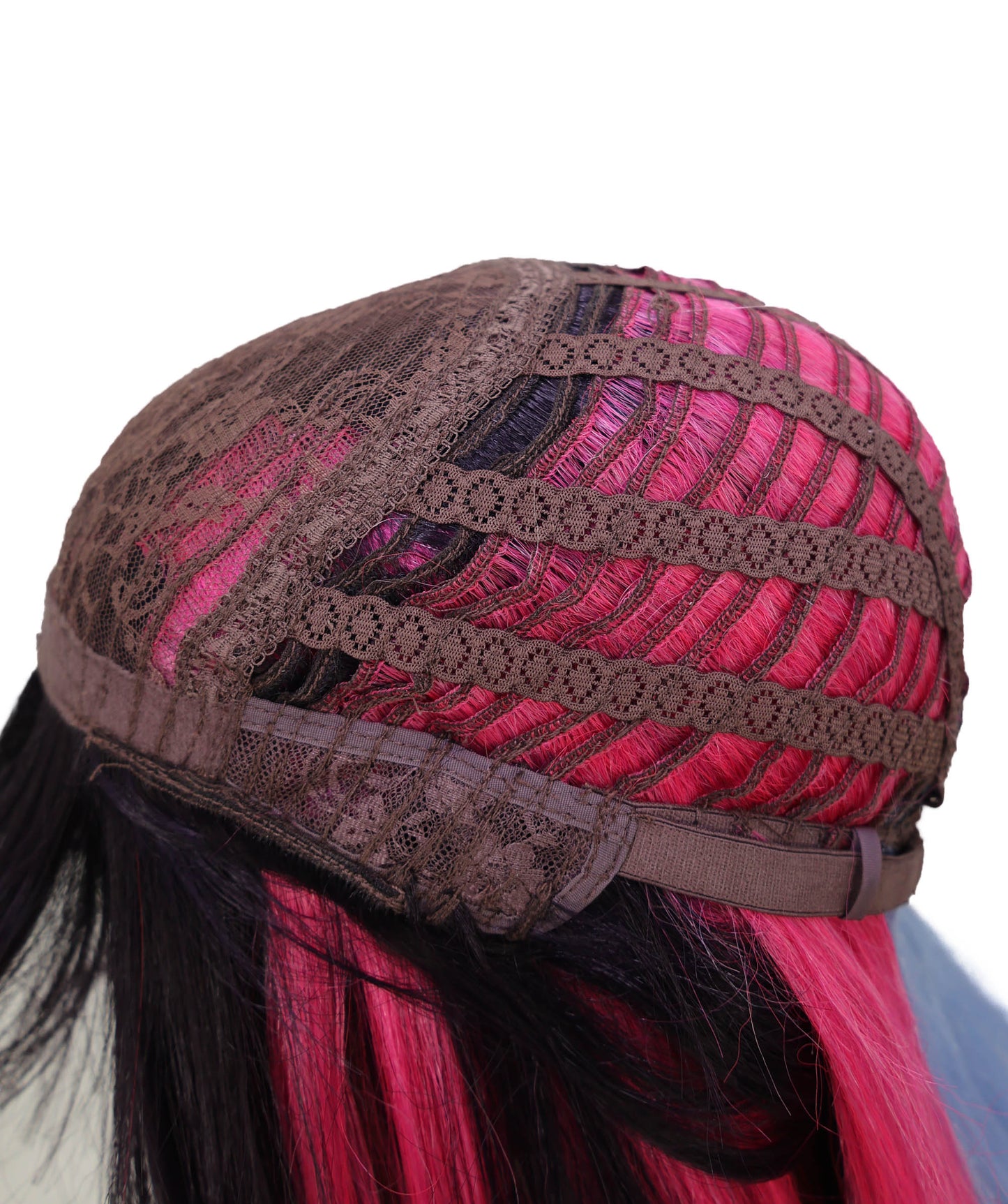 Wigs2you C-149 マルチカラー30インチコスプレウィッグ – オンブルピンク＆パープル耐熱合成毛（コスプレとファッション用）