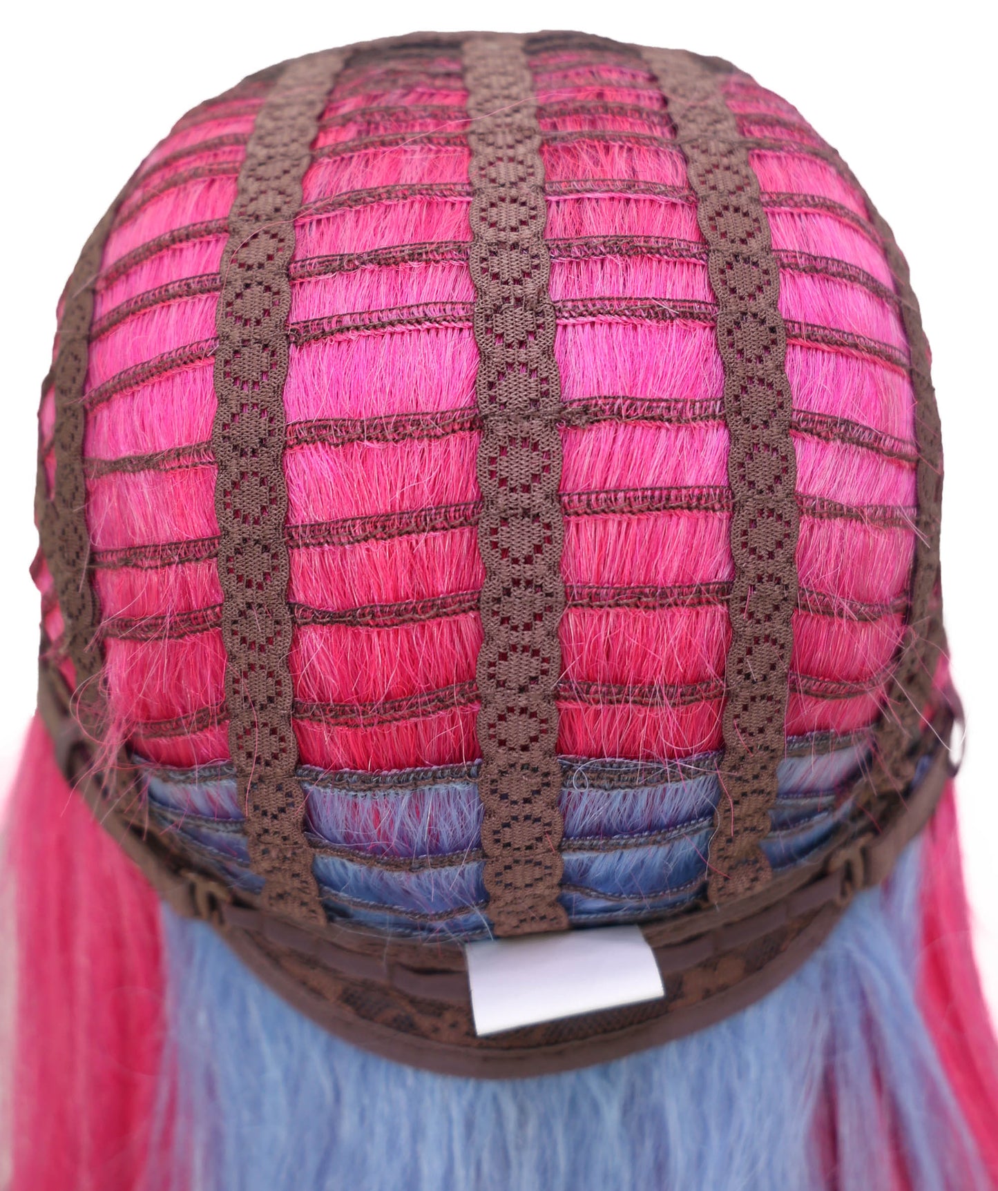 Wigs2you C-149 マルチカラー30インチコスプレウィッグ – オンブルピンク＆パープル耐熱合成毛（コスプレとファッション用）