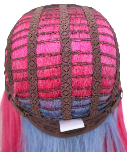 Wigs2you C-149 マルチカラー30インチコスプレウィッグ – オンブルピンク＆パープル耐熱合成毛（コスプレとファッション用）