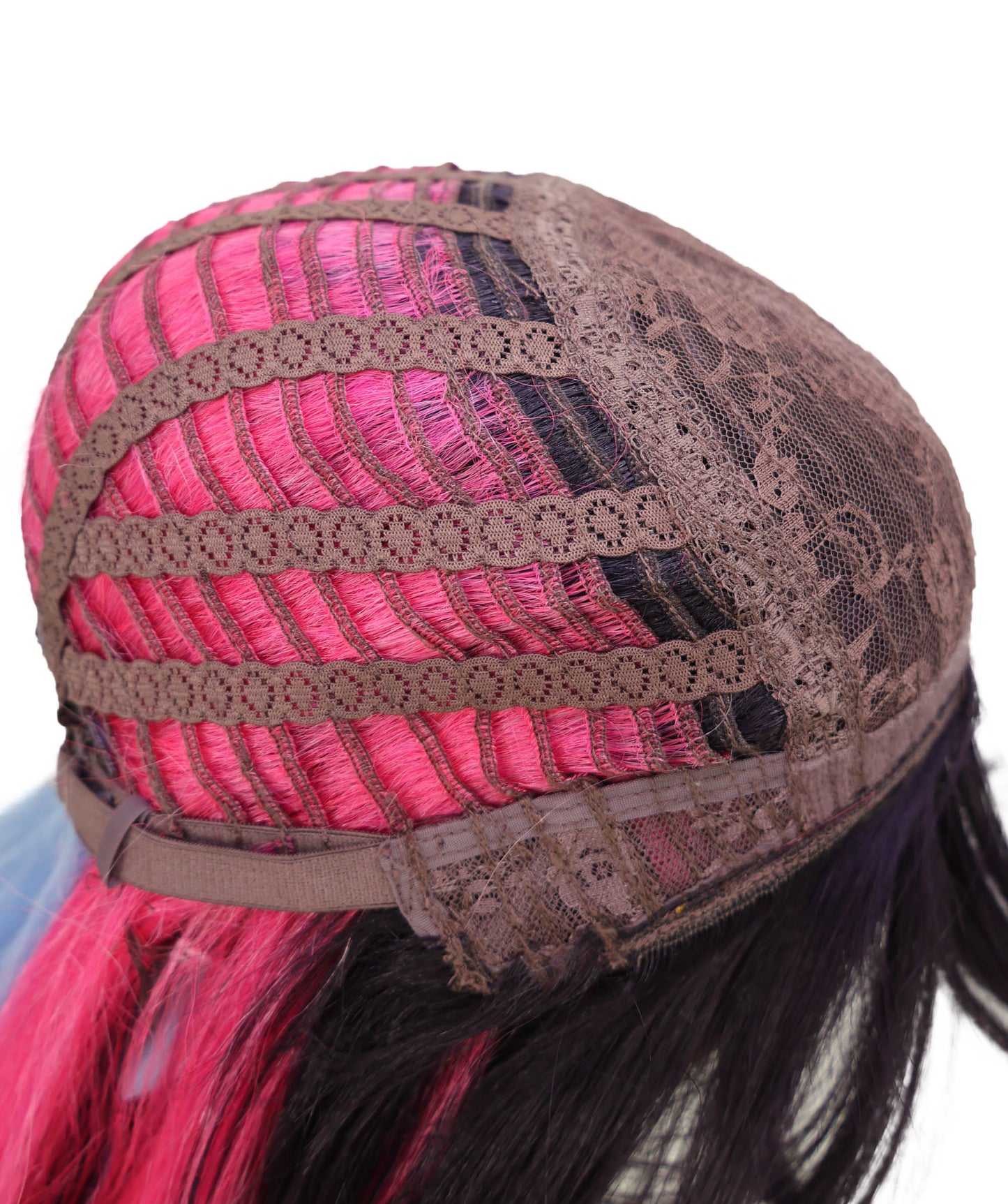 Wigs2you C-149 マルチカラー30インチコスプレウィッグ – オンブルピンク＆パープル耐熱合成毛（コスプレとファッション用）