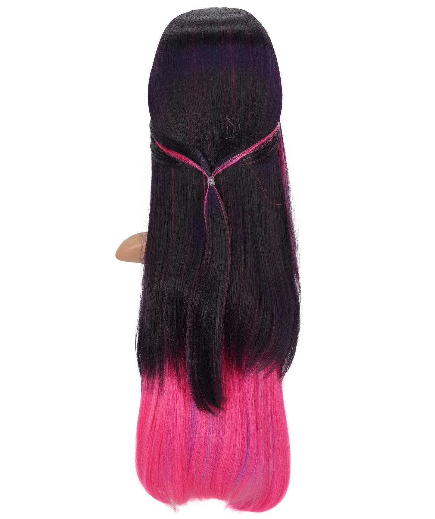 Wigs2you C-149 マルチカラー30インチコスプレウィッグ – オンブルピンク＆パープル耐熱合成毛（コスプレとファッション用）