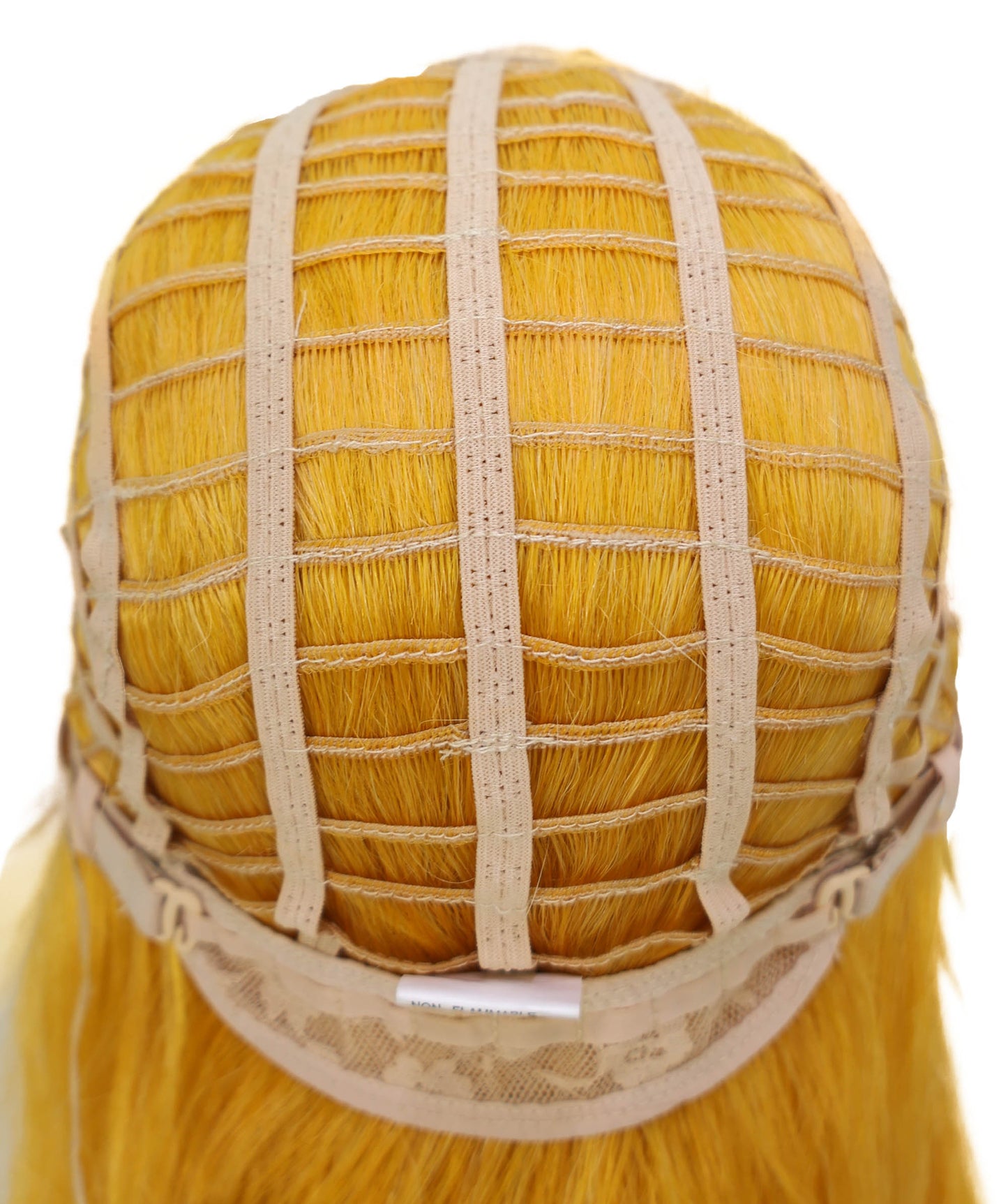 Wigs2you C-151 ゴールデンハニーグロウ 39インチロングウィッグ – 耐熱性に優れた合成毛、キャップレスデザインでコスプレやファッションに最適