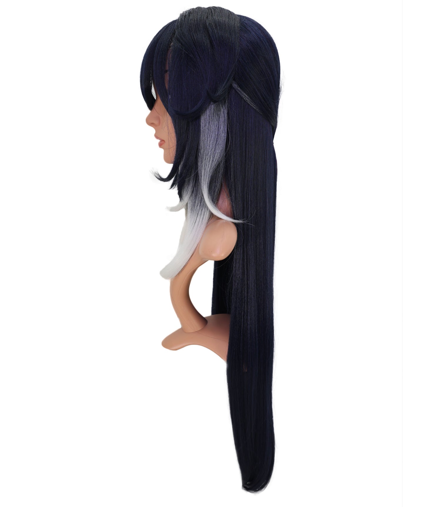 Wigs2you C-153 マルチカラー 33.5インチ ロング コスプレウィッグ – コスプレ、コスチュームイベント、テーマパーティー向けのグラデーション合成毛