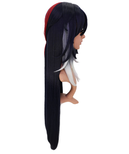 Wigs2you C-153 マルチカラー 33.5インチ ロング コスプレウィッグ – コスプレ、コスチュームイベント、テーマパーティー向けのグラデーション合成毛